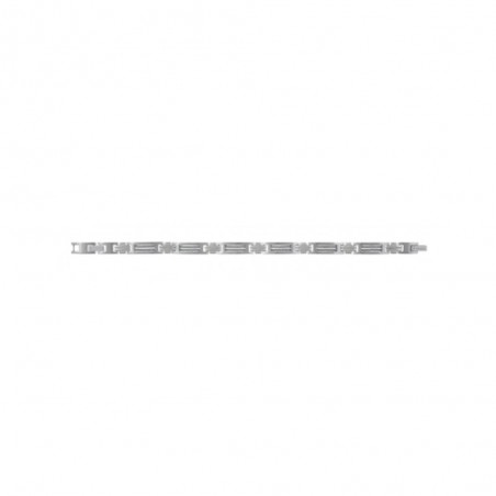 Bracelet Phebus créations pour Homme en acier grains de café 35-0276