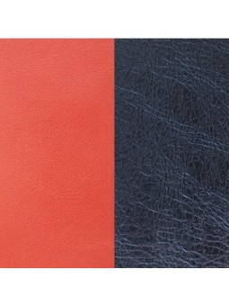 CUIR D.25MM CORAIL/MARINE Métal