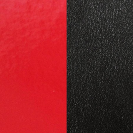 CUIR D.16MM ROUGE VERNIS/NOIR