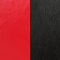 CUIR D.16MM ROUGE VERNIS/NOIR
