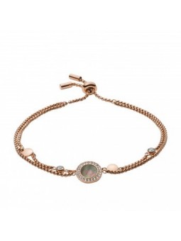 Bracelet Femme Fossil JF02951791 - Collection Misty Autumn Classics  style Tendance avec acier et nacre