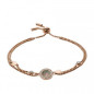 Bracelet Femme Fossil JF02951791 - Collection Misty Autumn Classics  style Tendance avec acier et nacre