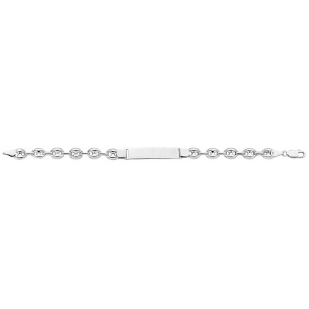 Bijou Identité argent 925 Grain de café 6mm