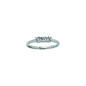 Bague trilogy diamant 0,03 ct argent 925