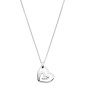 Collier Coeur solitaire dt 0,01 ct
