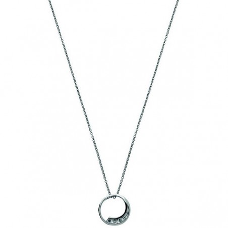 Collier trilogy diamants 0,02 ct argent 925