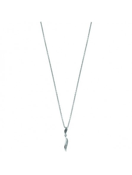 Collier multi diamants 0,02 ct  argent 925
