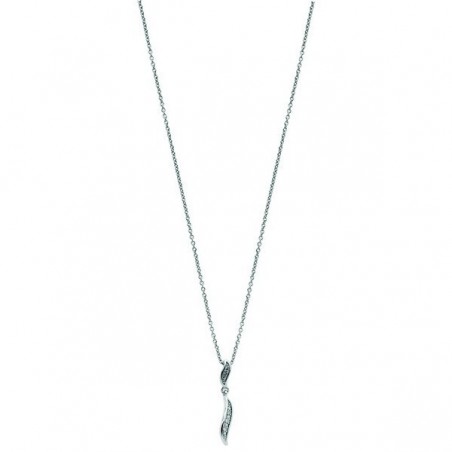 Collier multi diamants 0,02 ct  argent 925