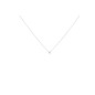 Collier solitaire Fantaisie diamant 0,01 ct argent 925