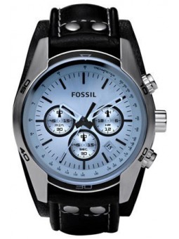 Montre Homme Fossil CH2564 - Collection  COACHMAN style Tendance avec cuir et acier - Mouvement Quartz - Chronographe