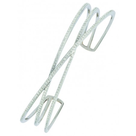 Bracelet Oxydes rigide Fantaisie argent 925