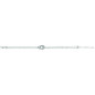 Bracelet Oxydes Fantaisie cercles entrelacés argent 925
