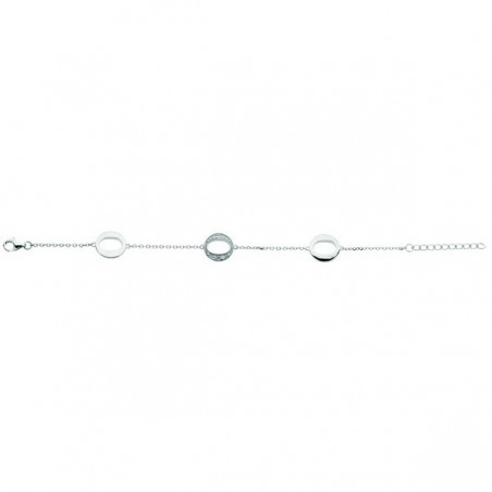 Bracelet argent Oxydes de Zirconium