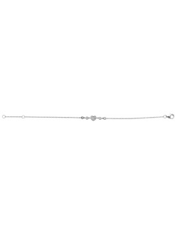 Bracelet Coeur multi oxydes argent 925 rhodié