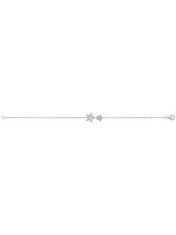 Bracelet Oxydes étoiles argent 925