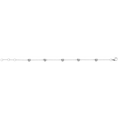 Bracelet Multi oxydes argent 925 rhodié