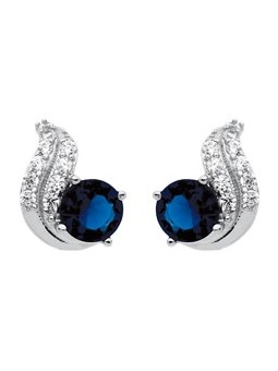 Boucles d'oreilles en argent et Oxydes