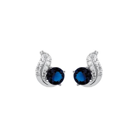 Boucles d'oreilles en argent et Oxydes