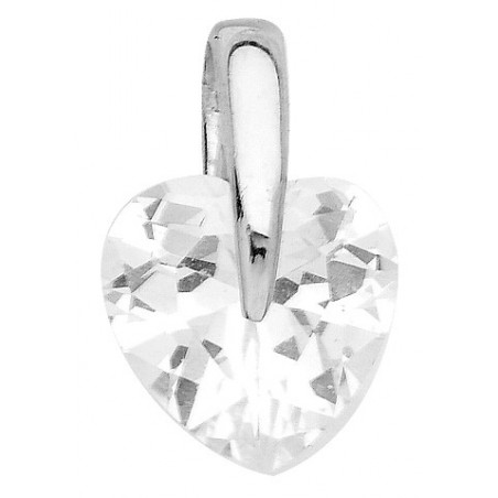 Pendentif solo Coeur Oxyde