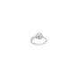 Bague Perle eau douce blanche6 mm argent rhodié 925 OxydeS