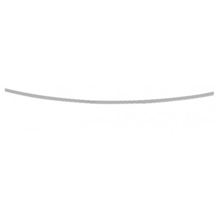 Collier Nylon fermoir en argent