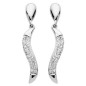 Boucles d'oreilles en argent et Oxydes