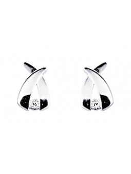 Boucles d'oreilles diamant 0.008 ct