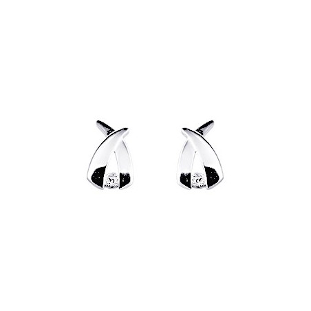 Boucles d'oreilles diamant 0.008 ct