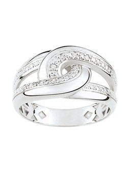 Bague diamant 0.05 or375