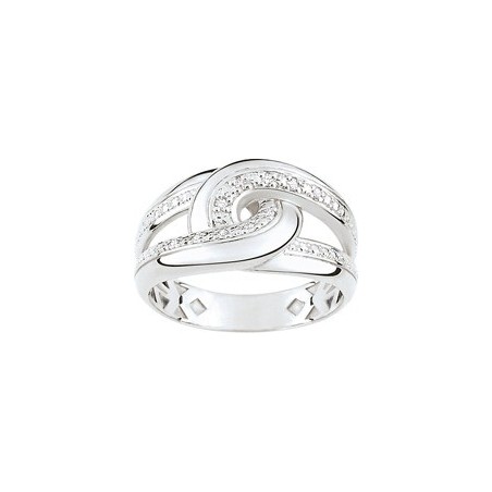 Bague diamant 0.05 or375