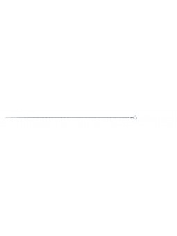 Chaîne forçat or blanc 9ct