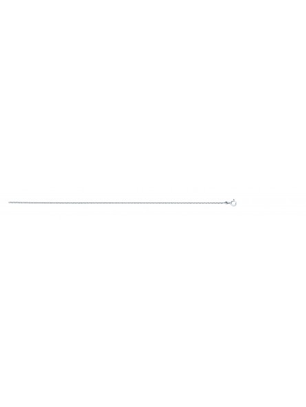 Chaîne forçat or blanc 9ct