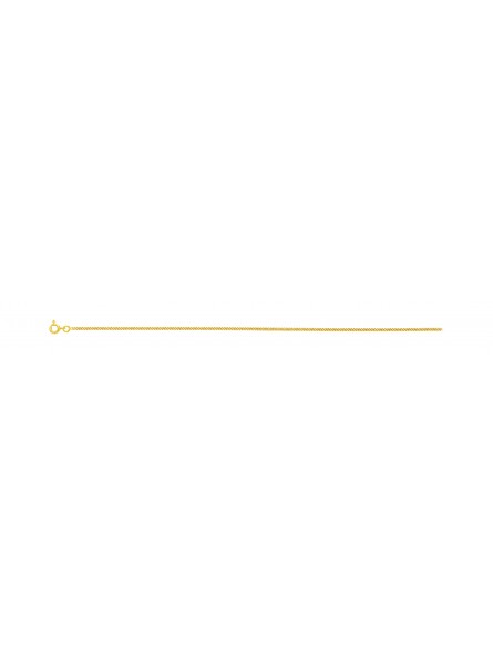 Chaîne gourmette diamanté or j. 9ct