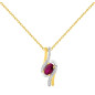 Collier Rubis et Oxyde - or375
