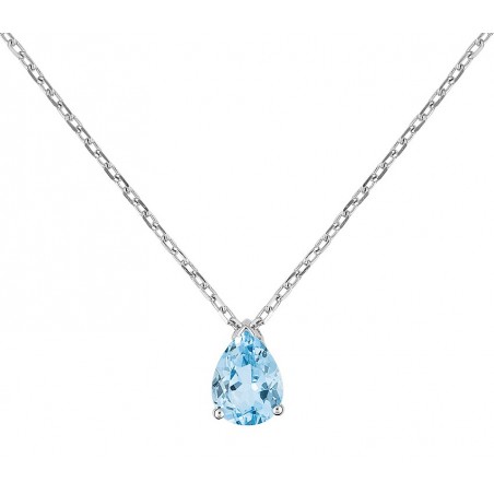 Collier TOPAZE BLEUE or375