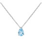 Collier TOPAZE BLEUE or375