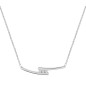 Collier diamant 0,018 ct or375