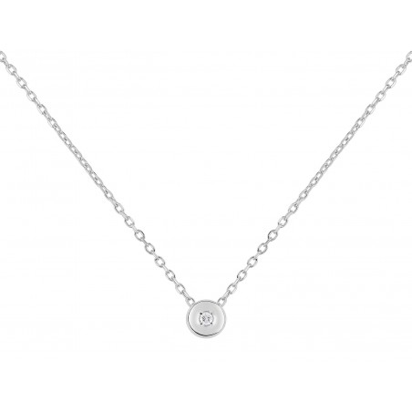 Collier diamant 0,02 ct or375