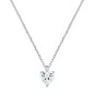Collier solitaire Coeur Oxyde