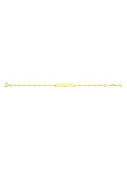 Gourmette bébé or 9ct jaune