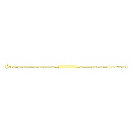 Gourmette bébé or 9ct jaune