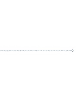 Maille alt 1+1 or375 blanc