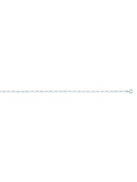 Maille alt 1+1 or375 blanc