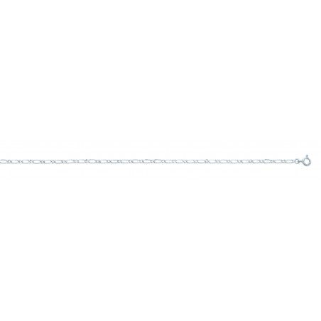 Maille alt 1+1 or375 blanc