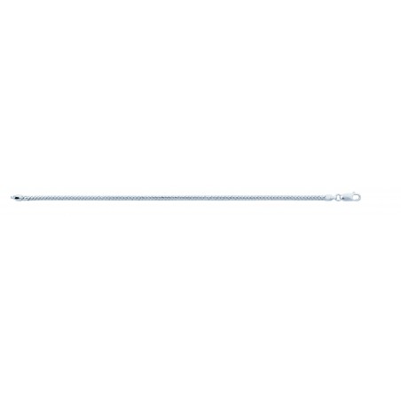 Maille anglaise or375 blanc