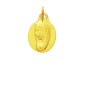 Médaille Vierge or 9ct jaune