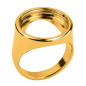 Bague chevalière Dorée 16 mm Les Clipsables Les Georgettes 70317391900_054- Taille 54