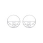 Boucles d'oreilles Les Georgettes Les Précieuses 70326391608000 - Boucles d'oreilles Acier Largeur 40 mm Argent Femme
