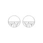 Boucles d'oreilles Les Georgettes Les Précieuses 70326381608000 - Boucles d'oreilles Acier Largeur 40 mm Argent Femme