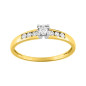 Bague diamant 0.052 et 0.024